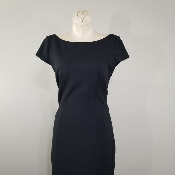 Katie May Madison Formal Dress 6 Womens Black Ball Gown Wedding Cocktail Maxi - Picture 5 of 14